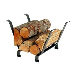 Basket Indoor/Outdoor Fireplace Log Rack - Enclume Design Products Indoor Firewood Rack, Firewood Storage Indoor, Firewood Racks, Log Basket, Indoor Outdoor Fireplaces, Fireplace Logs, Small Fireplace, Firewood Rack, Log Baskets