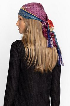 Presenting a vivid display of saturated color and floral bouquets, the Phoenix Scarf is a vibrant wardrobe accessory. Crafted from 100% silk and expertly adorned with decorative tassels for visual interest, this scarf is a chic finishing touch. Add tied at the neck or as a colorful addition to a classic handbag. Johnny Was Women's Phoenix Scarf, 100% Silk, Floral Bohemian Scarves With Tassels For Spring, Multicolor Bohemian Scarves For Party, Multicolor Bohemian Party Scarves, Bohemian Multicolor Party Scarves, Bohemian Party Scarves For Spring, Vibrant Multicolor Scarves, Purple Bohemian Scarves With Floral Print, Multicolor Scarves For Summer Parties, Multicolor Silk Scarf For Festival