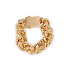 Description: ﻿This comfortably weighted braided chain link bracelet is finished with 14K gold plating and fastens easily with a push bar clasp. Wear with its matching Braided Chain Link Necklace for the full effect! Dimensions: 7" Style #: 4983BPG Gold-tone Link Bracelets With Chunky Chain, Gold-tone Link Bracelet With Chunky Chain, Gold-tone Chunky Chain Bracelet, Gold Chain Cuban Link Metal Bracelet, Formal Cuban Link Bracelet With Chunky Chain, Formal Cuban Link Chunky Chain Bracelet, Formal Chunky Cuban Link Bracelet, Classic Gold-tone Chunky Chain Bracelet, Gold Cuban Link Chain Bracelet