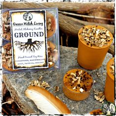 Grounding Spell Candles, Green Witch Living Everyday Witchcraft, Candle Gazing, Apothecary Herbs, Witches Apothecary, Smudge Bundles, Earth Connection, Herbal Candles, Candle Reading, Green Witchcraft