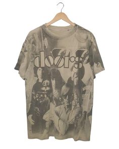 Vintage The Doors Morrison Hotel 1995 T-Shirt Size: Large Measurements: 21" x 29.5" Material: 100% Cotton Stitch: Double Condition: Frayed collar, shoulder holes and a couple holes on the body as shown *Please note vintage sizing can be different from today's sizing, all exact measurements provided. Morrison Hotel, Chandler Az, The Doors, All Over Print, Print T Shirt, Gender Neutral, Bathing Beauties, Adult Outfits, Tops & Tees