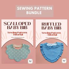 sewing pattern bundle for baby bibs