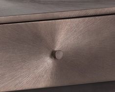 a close up view of a metal cabinet