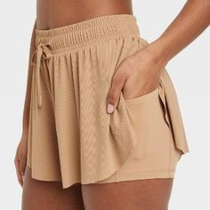 Women's Double Layer Run Shorts - Joylab™ : Target Solid Relaxed Fit Running Activewear, Spring Running Activewear With Pockets, Spring Training Relaxed Fit Activewear, Solid Activewear For Spring Running, Relaxed Fit Running Bottoms, Fitted Shorts, Run Shorts, Body Suit With Shorts, French Terry Shorts