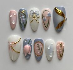 Y2k Nails, Nail Stuff, Cuticle Pusher, Phnom Penh, Stick On Nails, Autumn Nails, Nail Glue, Nails Inspo, 3d Nails