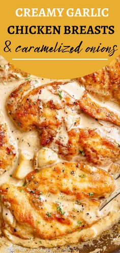 Creamy Chicken Breast Recipes, Pan Chicken Breast, Chicken Breast Casserole Recipes, Chicken Breast Casserole, Garlic Chicken Breast Recipes, Fried Chicken Breast Recipe, Pan Fried Chicken Breast, Chicken Boneless Breast Recipes, Chicken Recipes Boneless