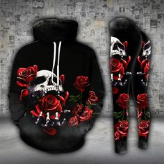 Skull Hold Roses Legging and Hoodie Set available in T-shirt, hoodie, tank top, longsleeve, multi color and size S M L XL XXL 3XL 4XL 5XL. Shipping from the US. Easy 30 day return policy - Shop now! 6.1-ounce, 100% cotton .Double-needle neck, sleeves and hem; Roomy Unisex Fit. Ash is 99% cotton, 1% poly; Sport Grey is 90% cotton, 10% poly; Dark Heather is 50% cotton, 50% polyester .Decoration type: Digital Print. Made by Gildan Rose And Skull, January Outfits, Black And Red Hoodie, Rose Skull, Roses Black, Rose Leggings, Skull Hoodie, Hoodie Set, Red Hoodie