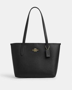 COACH® | Small City Tote Tote Bag Coach, City Tote Bag, Sustainable Bag, Coach Tote Bags, Small City, Coach Tote, Coach Outlet, Black Tote Bag, Tote Backpack