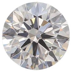 a diamond that is very shiny and round in color, with no diamonds on it