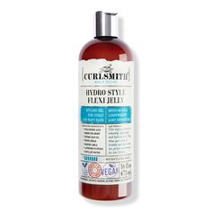 Hydro Style Flexi Jelly -  Curlsmith Hydro Style Flexi Jelly is super-charged with hyaluronic acid, known as a moisturizing miracle in the skincare world. Just 1 gram of it can hold up to 6 liters of water, making it the ultimate hydrating ingredient both for the scalp and the hair.  - Hydro Style Flexi Jelly Air Dry Curly Hair, Hair Jelly, Curly Hair Cream, Air Dry Cream, Dry Conditioner, Dry Curly Hair, Homemade Hair Products, Gel Medium, Hydrate Hair
