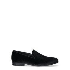 He will love this velvet construction elevates a fine Italian loafer designed for formal occasions. Padded sock ensures all-day comfort. Size: 10.  Color: Black.  Gender: male.  Age Group: adult. Formal Black Slip-on Loafers, Masculine Slip-on Loafers For Formal Occasions, Black Velvet Shoes Men, Black Velvet Slippers Men, Luxury Black Suede Loafers, Italian Loafers, Chukka Shoes, Madden Nyc, Dress Loafers