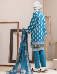 Junaid Jamshaid JJLS-S-JW2-23-7009 Mid Summer Collection Original brand suit fabric and photography lite diffrance in actual print. Casual Blue Cotton Lawn Suit, Casual Blue Lawn Suit For Summer, Blue Printed Motifs Lawn Suit For Summer, Blue Cotton Ikat Print Sets, Blue Cotton Sets With Ikat Print, Patterned Cotton Lawn Suit With All Over Print, Fitted Cotton Lawn Suit With All Over Print, Unstitched Cotton Lawn Suit With All Over Print, Cotton Lawn Suit With All Over Print