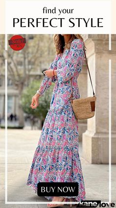 Boho Paisley V Neck Long Sleeve Maxi Dress Casual Paisley Print Maxi Dress For Day Out, Casual Maxi Dress With Paisley Print For Spring, Casual Long Sleeve Dresses With Paisley Print, Casual Midi Maxi Dress With Paisley Print, Casual Fitted Maxi Dress With Paisley Print, Casual Multicolor Paisley Print Maxi Dress, Casual Multicolor Maxi Dress With Paisley Print, Chic Paisley Print Dress For Day Out, Casual Patterned Maxi Dress With Paisley Print