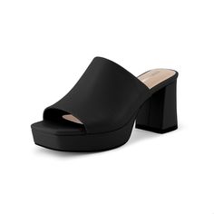 Meet Cupid, a platform dress sandal. Crafted from premium vegan leather and comfy memory foam padding, they will give you an extra boost in stylish comfort. Featuring an easy on/off design and side gore for a great fit, these sandals will have you looking and feeling your best! Plus, you'll have a 2.75-inch heel to take on any special occasion. Walk This Way, Sandals For Sale, Dress Sandals, Black And Tan, On Off, Black Sandals, Shoes Online, Perfect Pair, Memory Foam