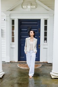 Take your summer wardrobe to a whole new level with the neutral linen blazer from our summer collection. This smart casual piece is perfect for hot days, cool nights, and summer work outfits. Whether you're styling it up for the office or wearing it casually, this versatile blazer is sure to take your outfit up a few notches. Classic Blazer With Notch Lapel For Day Out, Classic Notch Lapel Blazer For Day Out, Elegant Spring Tweed Jacket With Welt Pockets, Chic Single-breasted Tweed Jacket For Spring, Fitted Tweed Jacket For Spring Business Casual, Chic Spring Tweed Jacket Single Breasted, Chic Spring Single-breasted Tweed Jacket, Classic Single-breasted Blazer For Day Out, Classic Single Breasted Blazer For Day Out