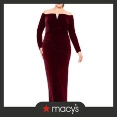 in stock Plus Size Gowns, Flowing Skirt, Dress Details, Fit & Flare, Plus Size Dresses, Style Icons, Plus Size Outfits, Off The Shoulder, Pick Up