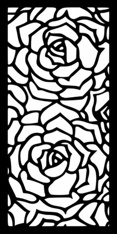 a black and white drawing of a rose