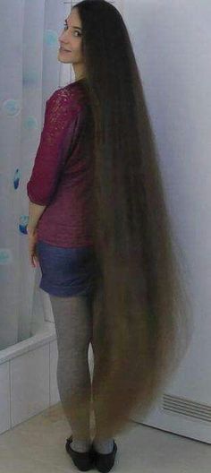 Rapunzel Hair, Glossy Hair, Long Brown Hair