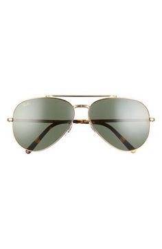 Classic pilot sunglasses highlighted by polished metal frames and smoky lenses will bring a touch of adventuresome spirit to your look. 62mm lens width; 14mm bridge width; 140mm temple length 100% UV protection Adjustable nonslip nose pads Metal Made in Italy Ray-Ban style number: RB3625 Travel Aviator Sunglasses With Tinted Lenses, Polarized Aviator Sunglasses For Travel, Classic Gold Aviator Sunglasses For Travel, Classic Aviator Shield Sunglasses With Tinted Lenses, Gold Classic Aviator Sunglasses For Travel, Gold Aviator Sunglasses With Polarized Lenses For Travel, Classic Aviator Sunglasses With Polarized Lenses, Gold Aviator Sunglasses With Tinted Lenses For Travel, Gold Aviator Sunglasses For Travel