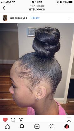 Top Knot Natural Hair, Too Knot Bun, Slick High Bun, Knot Hairstyles, High Bun Hair, High Bun Hairstyles, Faux Locks