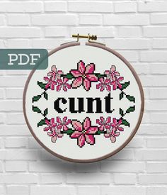 Subversive Cross Stitch Pattern Cnt Cross Stitch Pattern | Etsy Book Cross Stitch, Snarky Cross Stitch, Subversive Cross Stitch Patterns, Sailor Tattoo, Stitch Ideas, Simple Cross Stitch, Embroidery Ideas, Thread Work