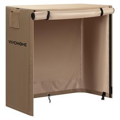 an outdoor storage box with the lid open to show it's interior and side panels