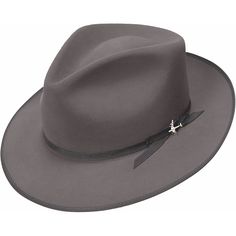 Classic Solid Fedora With Curved Brim, Classic Wide Brim Solid Color Hat, Classic Gray Flat Brim Hat, Classic Wide Brim Hat In Solid Color, Classic Gray Fedora Hat, Classic Gray Fedora With Curved Brim, Classic Adjustable Fedora For Town, Classic Adjustable Fedora, Classic Gray Flat Brim Hat Band