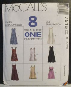 the sewing pattern for this misses dress is very easy to sew