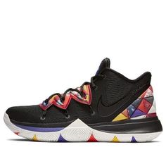 (GS) Nike Kyrie 5 'Chinese New Year' AQ2456-010 (SNKR/Mid Top/Big Kid/Basketball/Kyrie Irving) Sporty Multicolor Mid-top Basketball Shoes, Multicolor Low-top Sneakers For Sports Events, Multicolor Casual Sneakers For Basketball, Casual Multicolor Sneakers For Basketball, Nike Multicolor Basketball Shoes, Multicolor Basketball Shoes With Boost Midsole, Multicolor Basketball Shoes With Boost Midsole For Sports, Multicolor Lace-up Nike Basketball Shoes, Nike Multicolor Basketball Sneakers