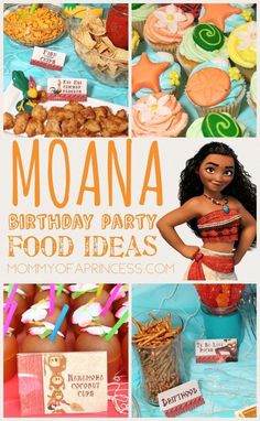 moan birthday party food ideas and decorations