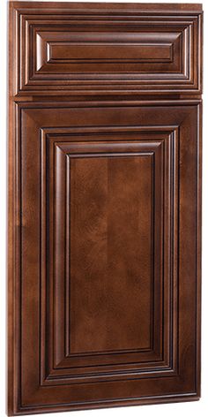 an image of a kitchen cabinet door with wood grain pattern on the front and sides