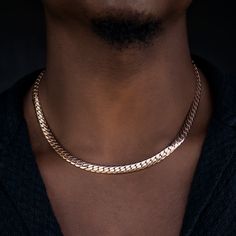 Introducing the South Beach Cuban™ Chain, your favorite classic with an elevated design. This bold piece is set in 14k Rose Gold, complete with our signature clasp, and will be the perfect complement to your look no matter where you go. It will reflect the light from every angle and have all eyes on you. Available in three colors, this chain is sure to impress! This product is guaranteed for life - GLD will repair the item should you experience any defects in craftsmanship or breakage. Specifica Classic Rose Gold Necklace With Gold Chain, Classic Rose Gold Necklace, Luxury 14k Rose Gold Chain Necklace, Luxury Rose Gold 14k Chain Necklace, Rose Gold Link Jewelry With Curb Chain, 14k Gold Rose Gold Chain Link Necklace, Luxury Rose Gold Cuban Link Chain Necklace, 14k Rose Gold Chain Link Necklace, Luxury Tarnish Resistant Rose Gold Chain Necklace