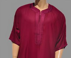 Moroccan kAFTAN for men, oriental kaftan, All sizes are Available Beautiful Moroccan kaftan in cotton for men. This Moroccan clothing is handmade in soft fabric cotton. This kaftan is very pleasant to wear mainly in summer, at the beach, after a spa, indoor, outdoor, at a party... Very fast to wear, not stick to the skin, this kaftan is a really must have clothing. - Cotton - embroidery - Machine washing return policy I check myself each product and sell only the best quality products in any case ; if you are not satisfied with the product . first; please contact me and i will do everything to your satisfaction. In any case you have a 100% Guarantee and refund. within 14 days in its original packaging and an condition the item is its original condition as received. buyer pay shipping and a Casual Long Kurta For Eid, Casual Short Sleeve Thobe For Eid, Casual Long Kaftan For Eid, Traditional Short Sleeve Kaftan, Traditional Short Sleeve Kaftan For Eid, Traditional Short Sleeve Kaftan For Ceremonies, Traditional Short Sleeve Thobe For Eid, Ramadan Clothes, Caftan For Men