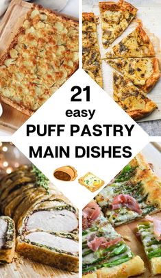 Puff Pastry Main Dish Recipes Puff Pastry Meal Ideas, Puff Pastry Supper Ideas, What To Do With Pastry Sheets, Dinner Puff Pastry Recipes, Uses For Puff Pastry Sheets, Recipes With Puff Pastry Dinner, Puff Pastry Soup, Eggs In Puff Pastry, Puff Pastry Potato Tart