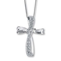 White Gold Cross Necklace, Chains Cross, Cross Earring, Symbol Jewelry, Floating Diamond Necklace, White Diamond Necklace, Cross Necklaces, Star Charm Necklace