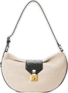 Luxury Staud Shoulder Bag With Removable Pouch, Elegant Staud Shoulder Bag For Daily Use, Chic Staud Shoulder Bag, Luxury Staud Shoulder Bag For Travel, Everyday Use Baguette Shoulder Bag With Silver-tone Hardware, Chic Black Staud Shoulder Bag, Black Staud Leather Shoulder Bag, Staud Black Bag For Everyday Use, Modern Staud Shoulder Bag