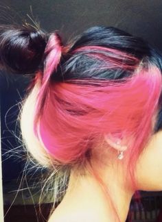 Hair Extensions For Short Hair, Pony Tails, Bright Hair, Funky Hairstyles, Rainbow Hair, Grunge Hair, Love Hair, Hair Dos, Gorgeous Hair