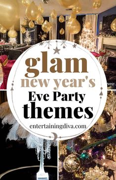 glam new year's eve party themes