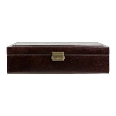 "DESIGN - A leather watch box Herzog keeps your timepieces safe and sound. Made of full-grain Italian leather and extra soft velvet, this organizer has slots for four watches. A leather pocket is perfect for storing several watch straps or bracelets. A luxury watch holder can be a stylish accessory on a dresser or it can protect your precious collection of wristwatches while travelling. The box can be personalized with the one of your loved one or even your favorite quote. We offer laser engravi Classic Formal Watch Accessories With Case, Classic Formal Watch Accessories With Gift Box, Brown Rectangular Watch Accessories For Formal Occasions, Elegant Rectangular Case Watch Accessories As Gift, Formal Brown Rectangular Watch Accessories, Brown Rectangular Case Watch Accessories For Formal Occasions, Classic Rectangular Watch Accessories With Original Box, Luxury Rectangular Jewelry Storage For Formal Occasion, Classic Formal Box Watch Accessories