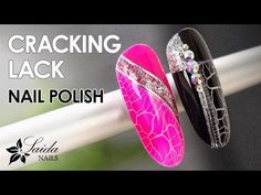 Crackle Nails, Art Youtube, Beautiful Nail Art, Art Tutorial, Led Lampe, Beautiful Nails, Art Tutorials