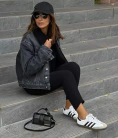 Sambas Outfits, Tennis Adidas, Adidas Outfit Women, Ideas De Outfits, Looks Street Style