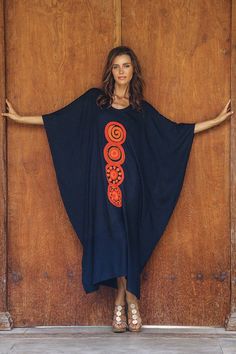 This tribal print kaftan is gorgeously vibrant and features unique embellishments on the front and back. Shu Shi dresses are great for vacation, beach days, casual summer nights out or any other hot summer day. 100% High Quality Rayon Imported from Bali, Indonesia Machine wash cold, hang to dry Summer Kaftan, Kaftan Dresses, Out Of Africa, Lounge Dress, Oversized Dress, Hijabi Fashion, Floral Kimono, Kaftan Dress, Vacation Beach