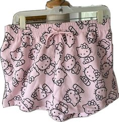 Trendy Pink Pajama Shorts For Pajama Party, Trendy Pink Sleepwear For Loungewear, Cute Stretch Pajama Shorts, Pink Stretch Pajama Shorts For Lounging, Cute Pink Pajama Shorts For Pajama Party, Trendy Stretch Sleepwear For Pajama Party, Trendy Pink Sleepwear For Lounging, Cute Stretch Sleepwear, Trendy Pink Cotton Sleepwear