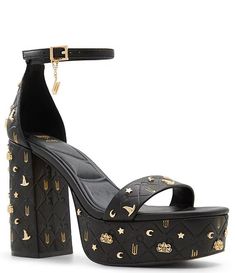 Wicked x ALDO TakeFlight Embellished Platform Sandals | Dillard's Wicked Aldo Shoes, Tiktok Fashion, How To Make Handbags, Aldo Shoes, Latest Shoes, Dillard's, Platform Sandals, Cali, Ankle Strap