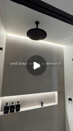 an image of a bathroom setting with the words and stay on a period of it