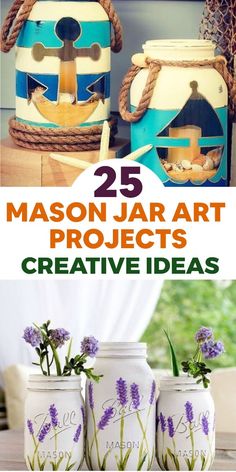 mason jar art projects that are easy to make