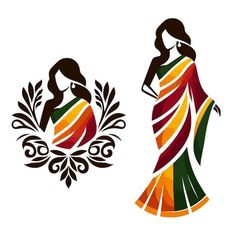 Make Up Logo Design Ideas, Saree Logo Design Ideas, Boutique Logo Design Fashion, Clothing Logo Design Ideas, Fashion Designer Logo, Cloth Logo, Vector Painting, Logo Design Women, Art Logo Design