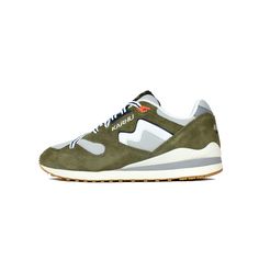 Karhu Men's Synchron Classic - Cactus/Light Grey Sporty Leather Trail Running Shoes For Streetwear, Leather Running Shoes With Boost Midsole For Outdoor, Suede Running Shoes With Rubber Sole For Streetwear, Leather Running Shoes With Rubber Sole For Streetwear, Streetwear Slip-on Running Shoes With Vibram Sole, Leather Low-top Running Shoes For Outdoor, Leather Low-top Running Shoes For Outdoor Activities, Leather Running Shoes With White Sole For Streetwear, Streetwear Leather Running Shoes With White Sole