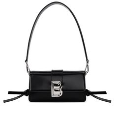 Description Brand New Medium Nia Bag In Black Leather With Silver Hardware Item Details 8.5” L X 4.5” H X 2” W Removable And Adjustable Shoulder Strap: 15.75” - 23.63” Function: Handbag, Crossbody, Shoulder Bag, Clutch Included Heavy Cotton Dust Bag Shoulder Strap Custom Box Composition 100% Cowhide Leather Silver Hardware Microfiber Leather Lining Evening Leather Bag With Silver-tone Logo Plaque, Luxury Black Shoulder Bag With Silver-tone Logo, Black Bag With Silver-tone Logo For Everyday Use, Designer Black Shoulder Bag With Silver-tone Logo, Chic Black Bag With Silver-tone Logo Plaque, Brandon Blackwood Bag, Brandon Blackwood, Fashion Wishlist, Leather Silver