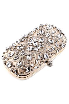 Occasion: Whether you are carrying it for a wedding party, prom, evening party or any other occasions, this clutch will be your lovely partner. Wedding Clutch Purse, Rhinestone Handbags, Rhinestone Clutch, Beg Tangan, Crystal Bags, Beaded Evening Bags, Wedding Purse, Party Clutch, Wedding Clutch